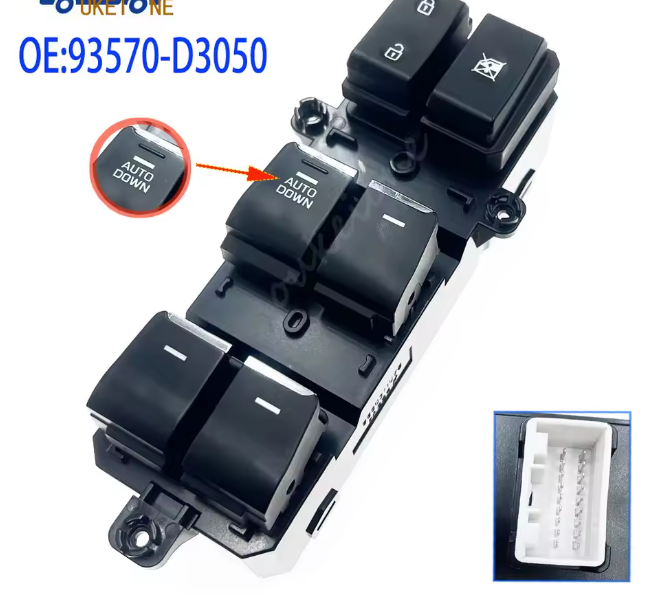 Comutator Geam Electric Buton de Control fata stanga Hyundai TUCSON 93570-D3050